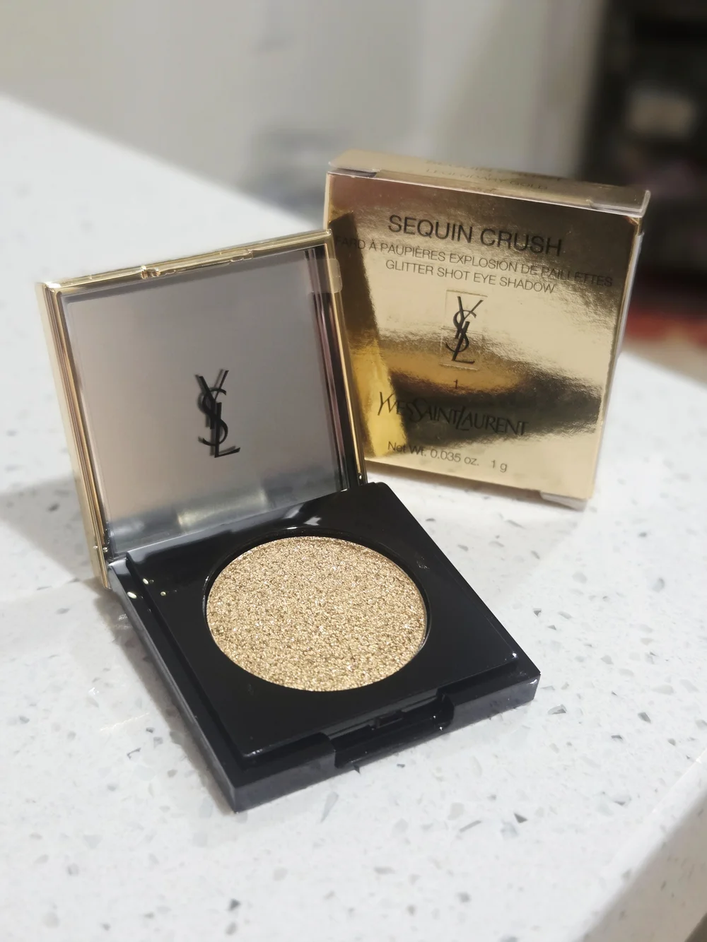 Yves Saint Laurent Sequin Crush Glitter Shot Eye Shadow — Legendary Gold